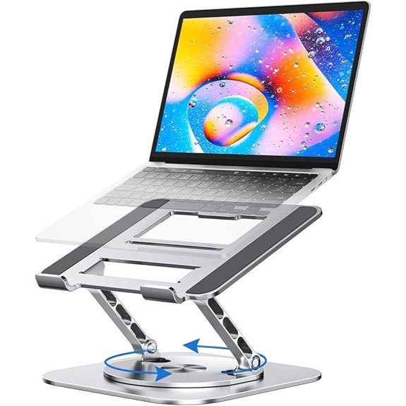 MCHOSE Adjustable Laptop Stand with Rotating Base