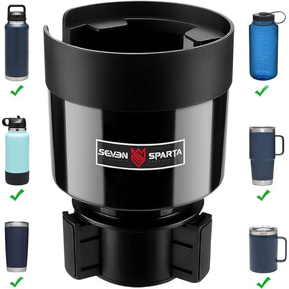 Seven Sparta Adjustable Car Cup Holder Expander