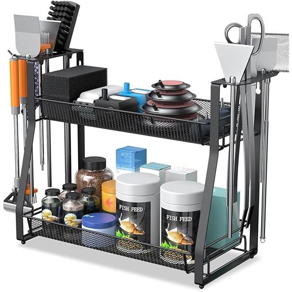 Pawfly Aquarium Tool Organizer and Storage Rack