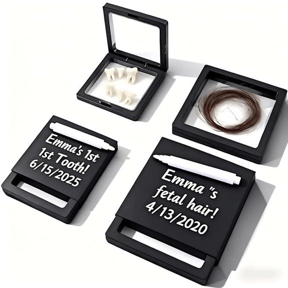 Baby Keepsake Box with Tooth Fairy & Memento Holder