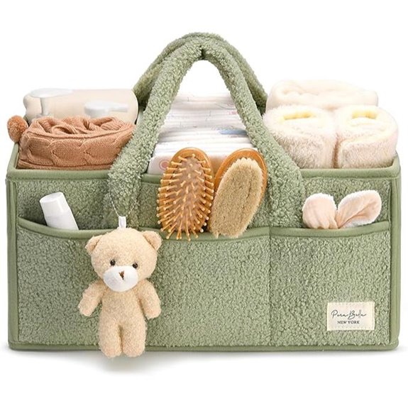 PeraBella Diaper Caddy Organizer for Baby Nursery
