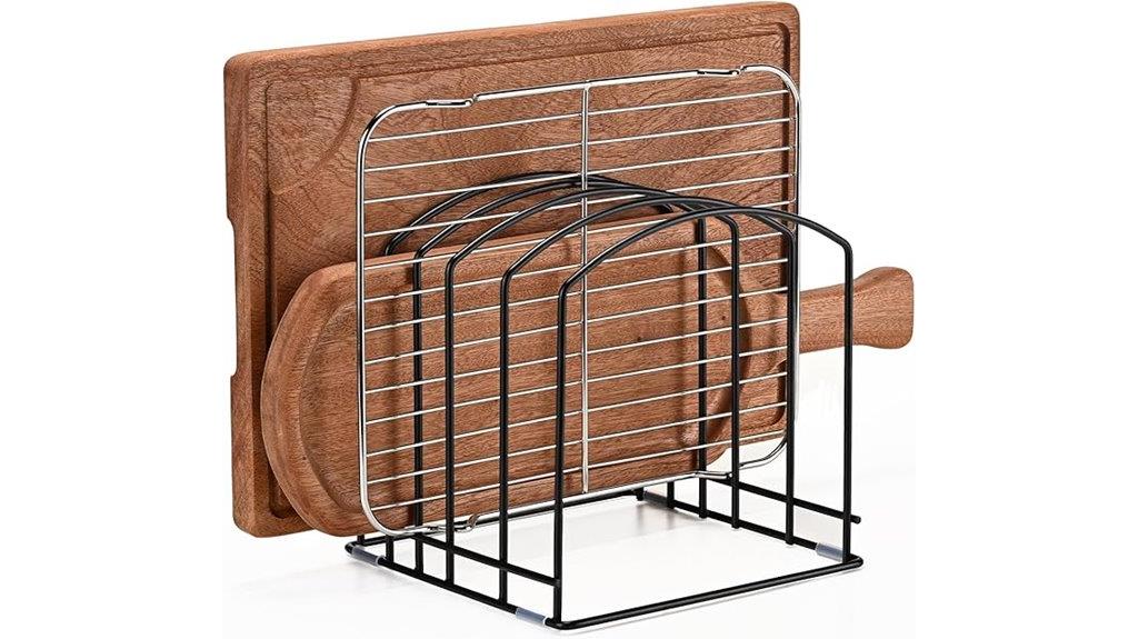 baking sheet storage organizer