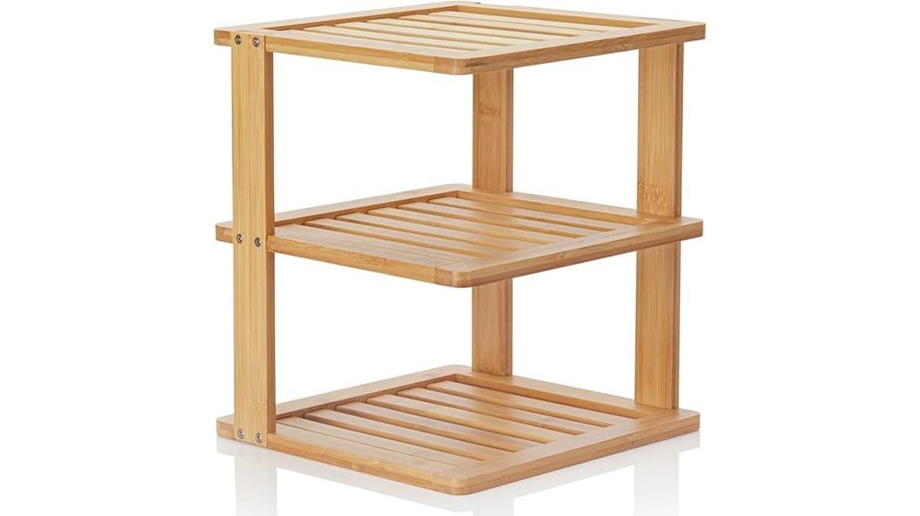 bamboo 3 tier organizer