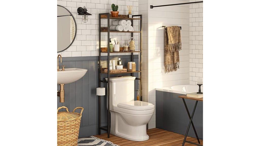 bathroom toilet storage rack