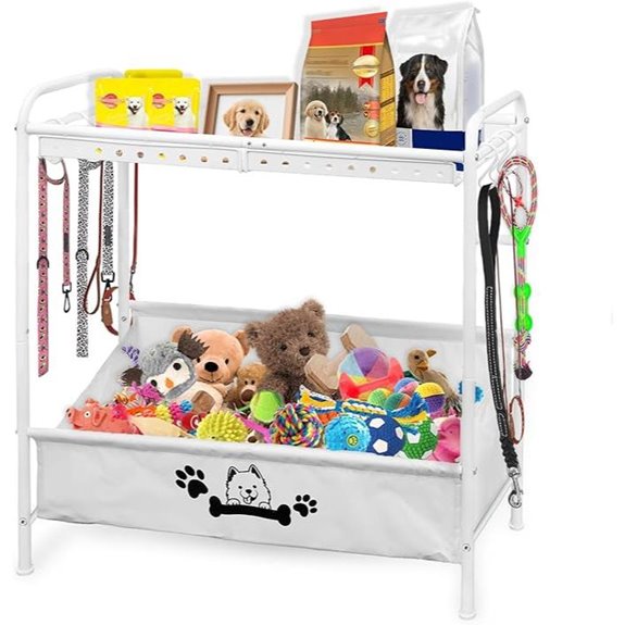 Large Dog Toy Basket with Storage Organizer
