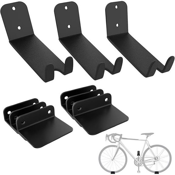bike pedal wall mounts