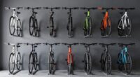 bike storage wall racks