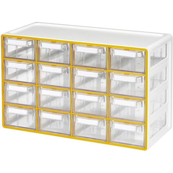 Blue Ginkgo Medium 16-Drawer Cabinet for Storage