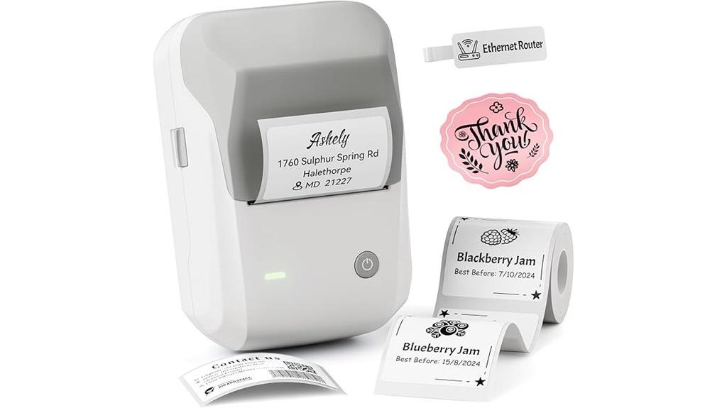 bluetooth label maker tape