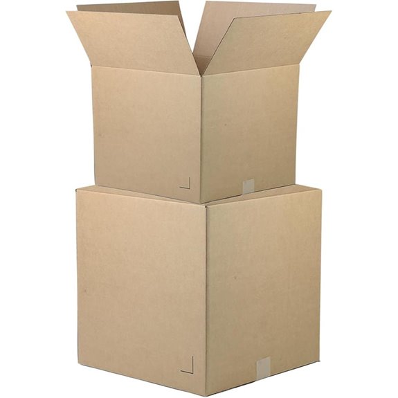 The Boxery 16x12x10 Brown Corrugated Shipping Boxes