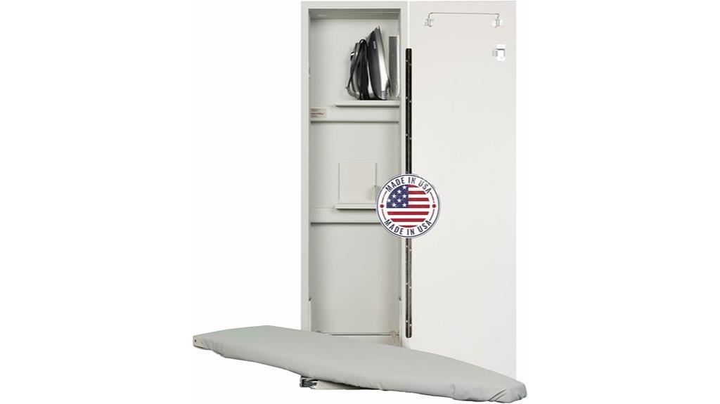 built in swivel ironing board