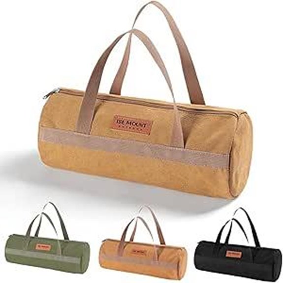 Tent Stakes Bag with Zipper for Camping
