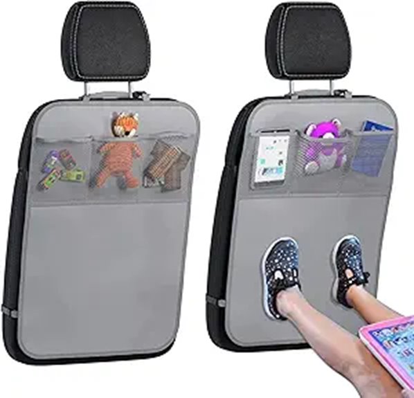 Lebogner Back Seat Cover & Organizer 2 Pack