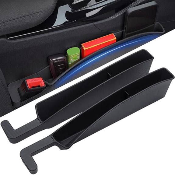 Car Seat Gap Filler Organizer with USB Slots (2 Pack)