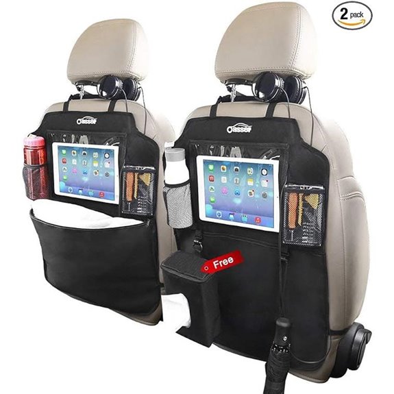 Oasser Car Seat Back Protectors & Organizer Set