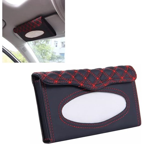 Universal Paper Towel Napkin Holder Box Tissue Case Cover for Car Sun Visor