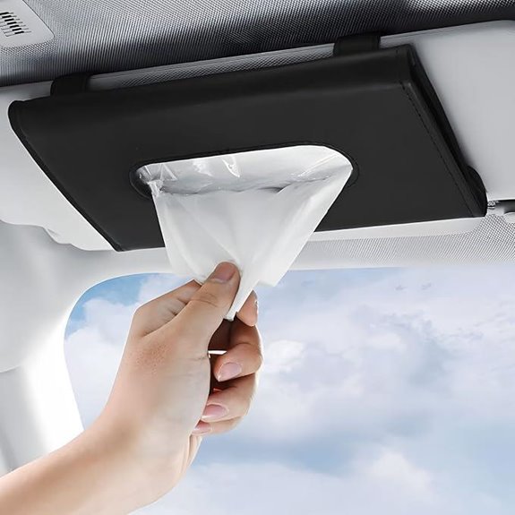 Car Tissue Holder with Soft Facial Tissues