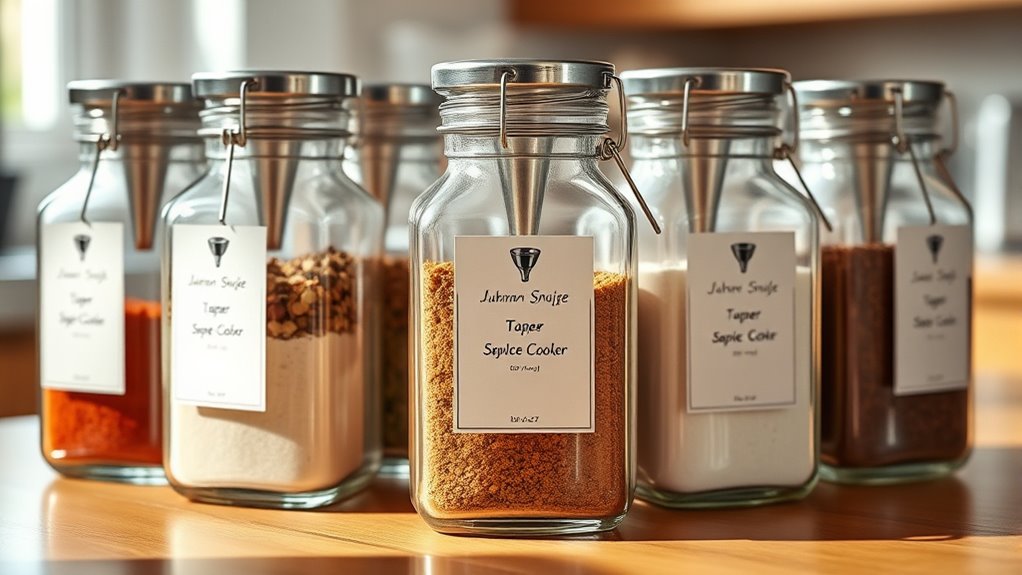 choosing durable customizable spice jars