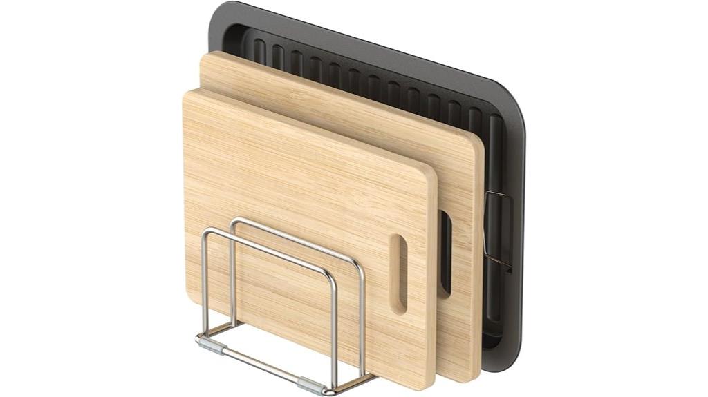 chopping board storage stand