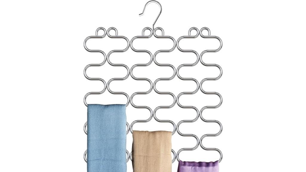 chrome 23 loop scarf hanger