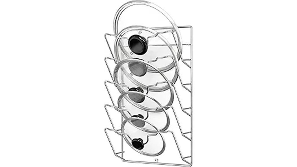 chrome wall mount rack