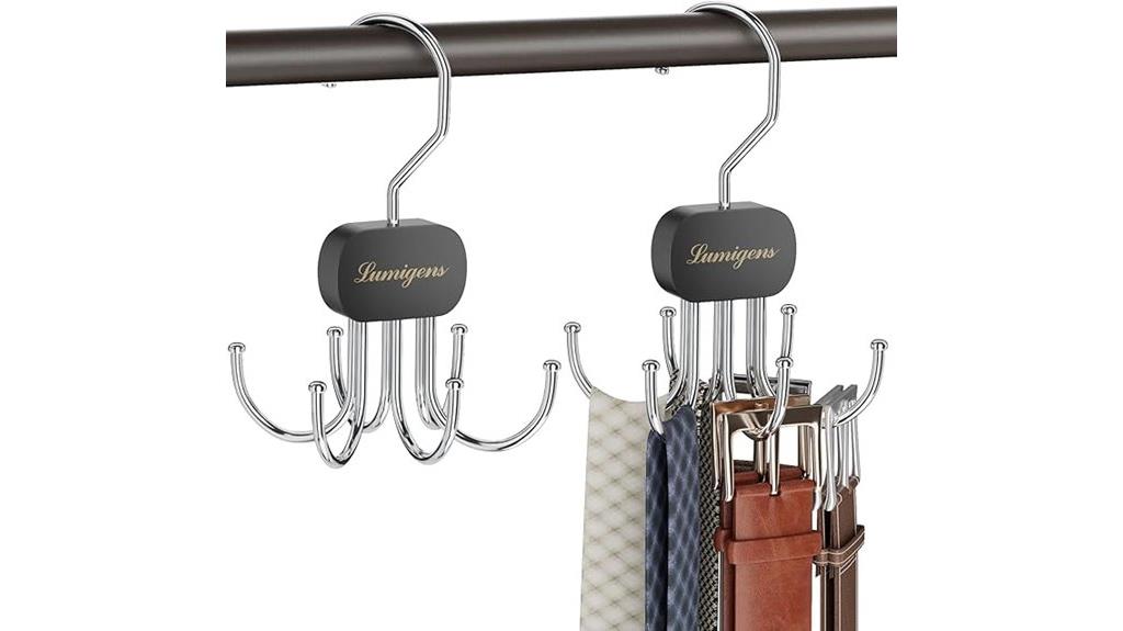 closet belt tie organizer