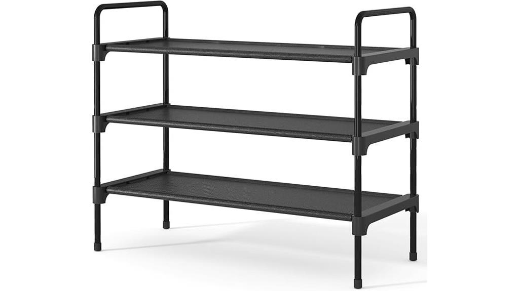 closet shoe storage rack