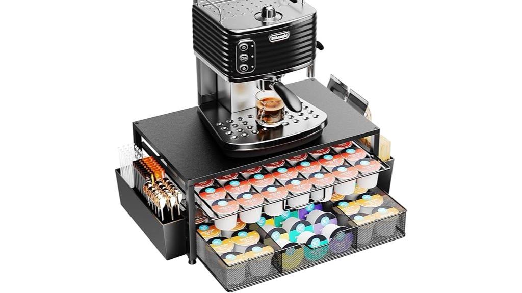 coffee cup storage drawer