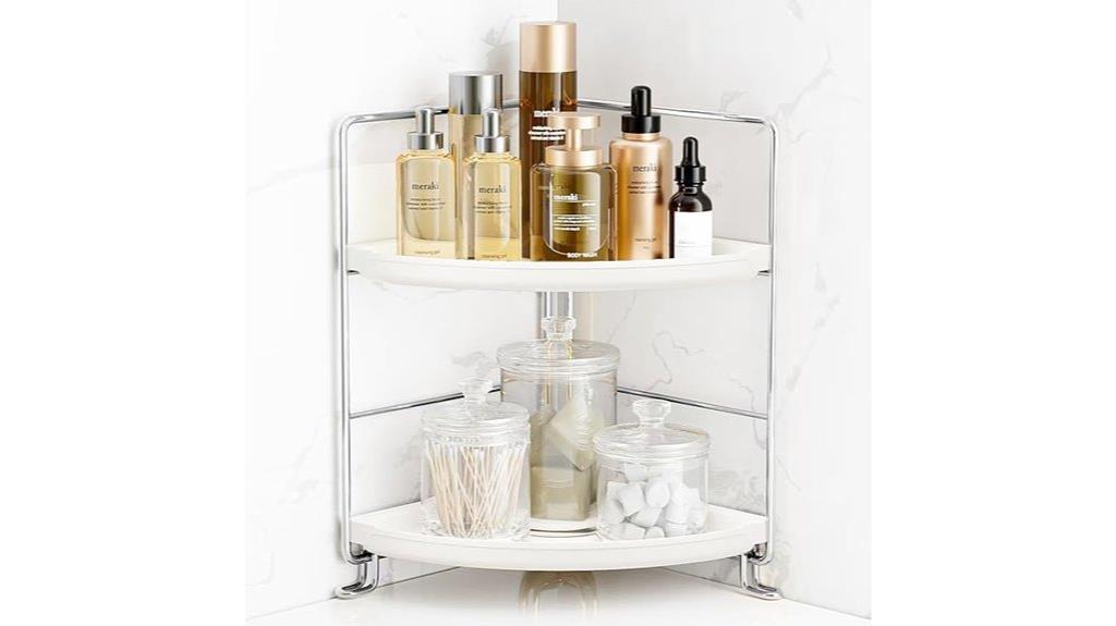 corner bathroom counter organizer
