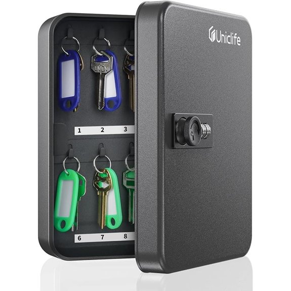 Uniclife 20-Position Digital Key Cabinet with Labels
