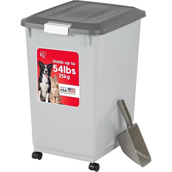 IRIS Dog Food Storage Container with Scoop