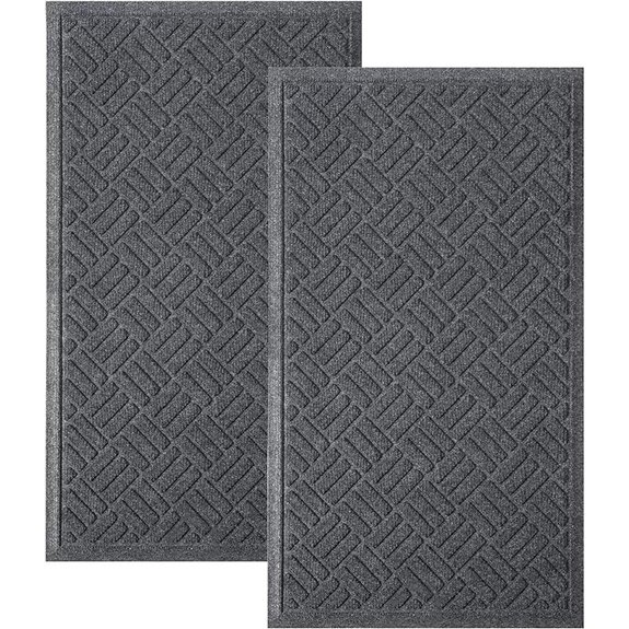 MATALL 2 Pack Indoor/Outdoor Welcome Doormat