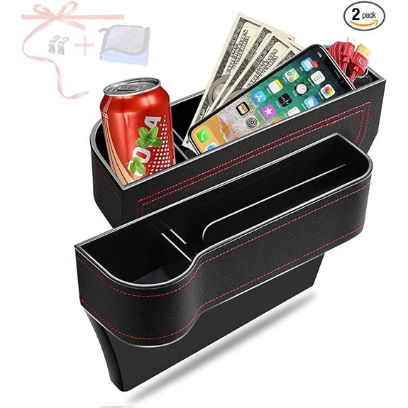 Car Seat Gap Filler Organizer (2 Pack)