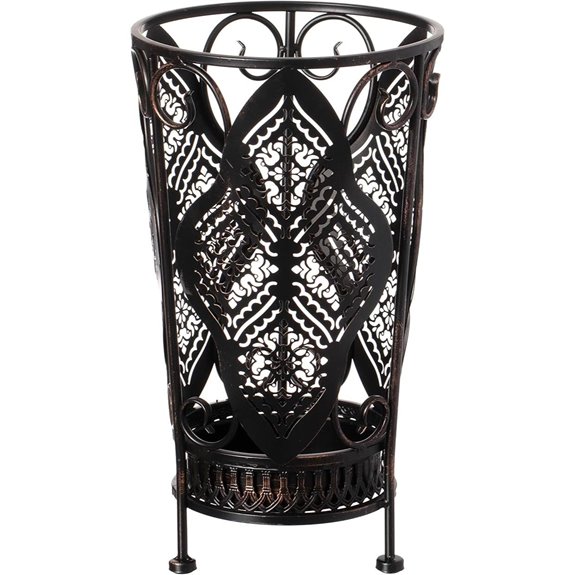 Dualplex Metal Umbrella Stand with Drip Tray