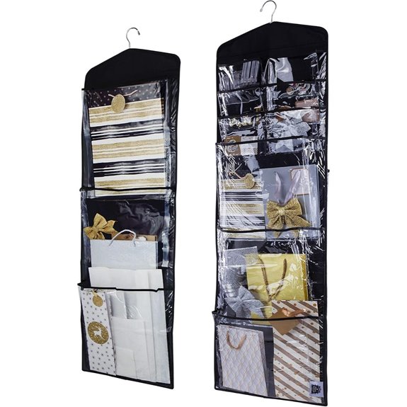 Double-Sided Hanging Gift Bag Organizer