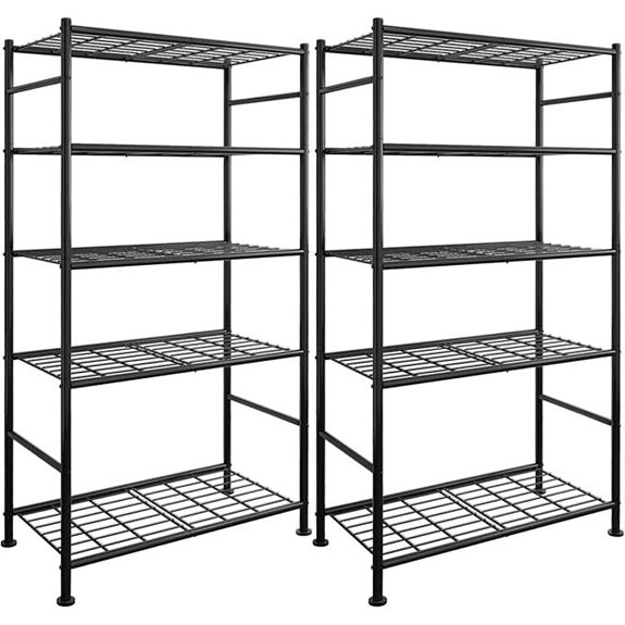 2-Pack 5-Tier Steel Garage Storage Shelves