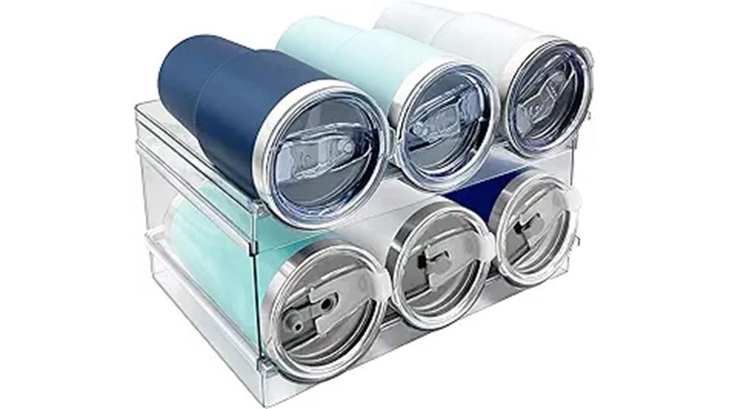 dual water bottle storage