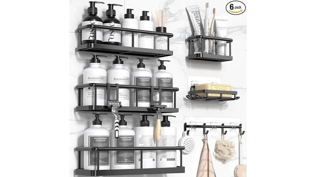 durable rustproof shower caddies