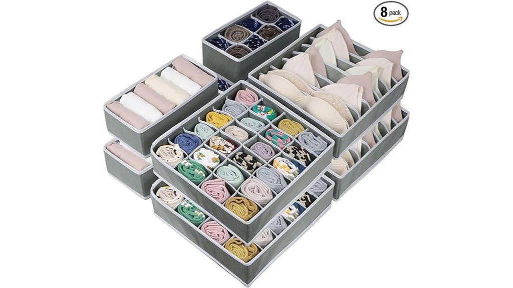 eight drawer organizer bins