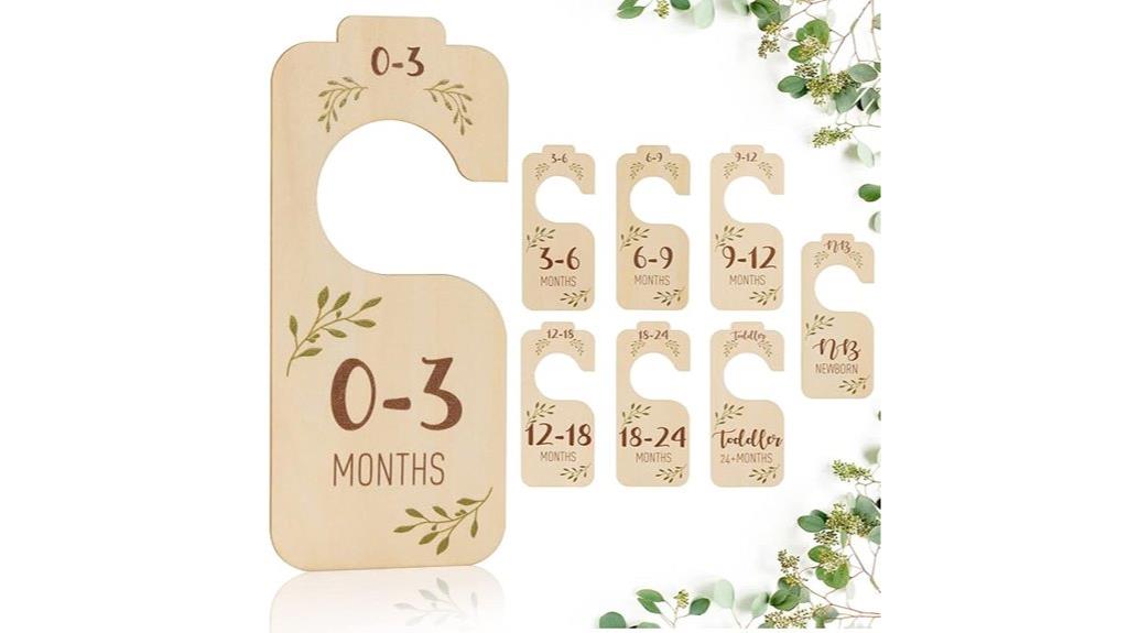 eight section baby closet dividers