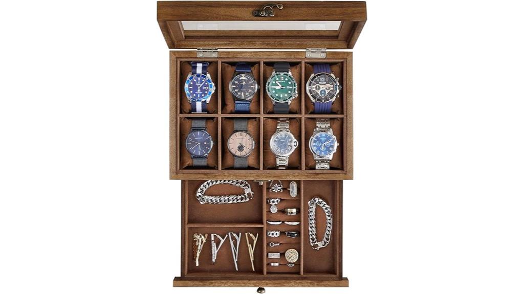 eight slot watch display