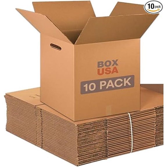 Box USA 18x18x18 Double Wall Cardboard Boxes (10 Pack)