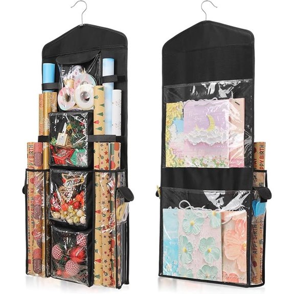 Wrapping Paper Storage Organizer Holder
