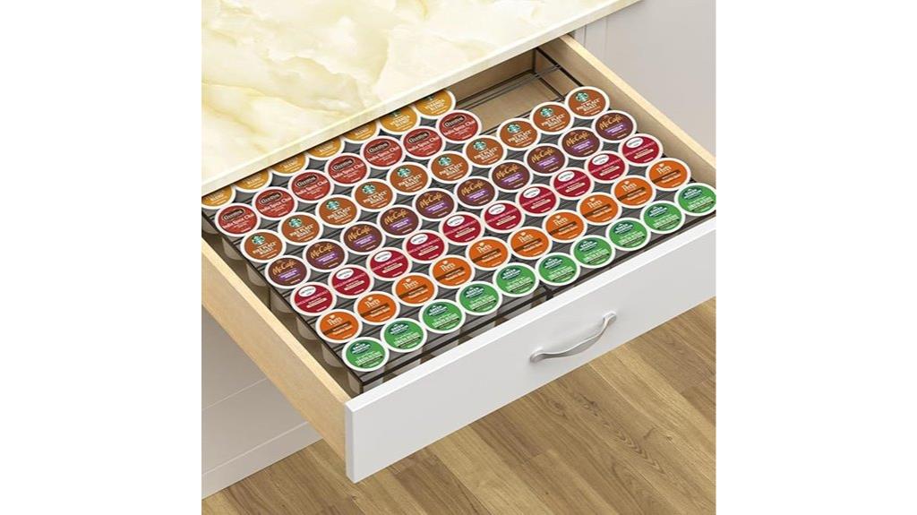 expandable coffee pod drawer