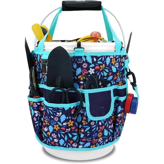 KUNN 5-Gallon Bucket Tool Organizer with Pockets
