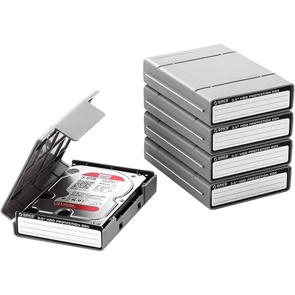 ORICO 3.5 Hard Drive Protective Storage Case (5 Pack)