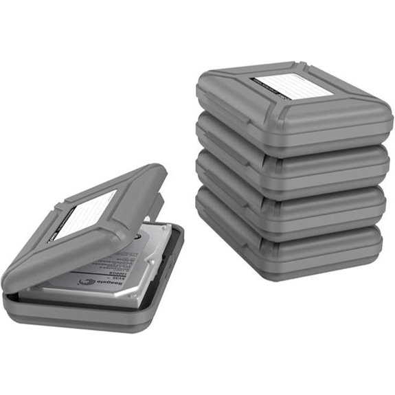 ORICO 5-Pack 3.5 HDD/SSD External Hard Drive Case