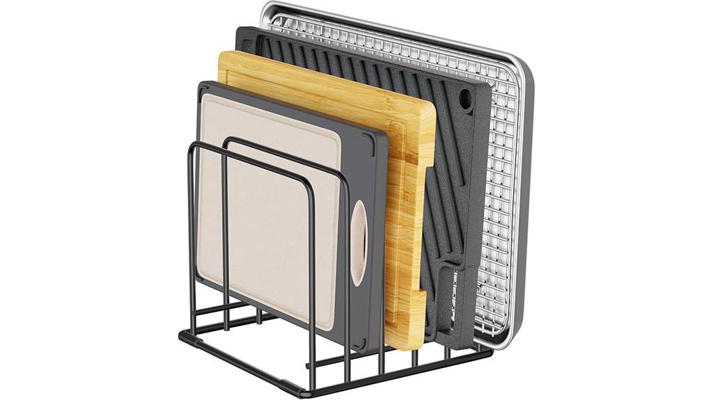 five slot kitchen rack