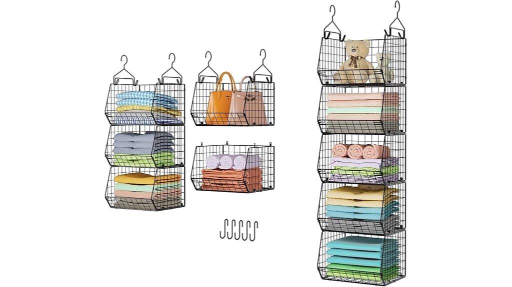 five tier closet organizer