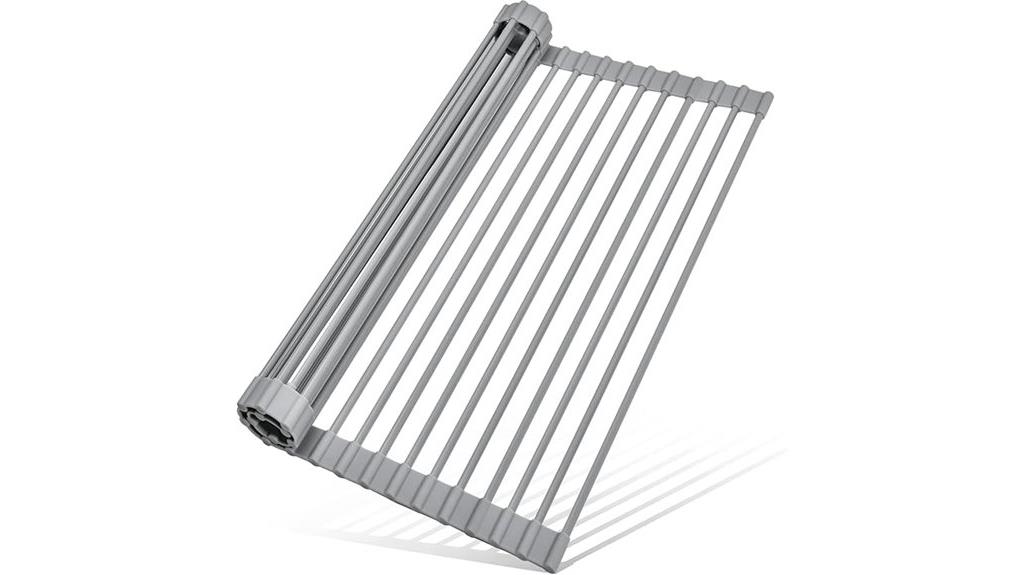 flexible sink dish rack